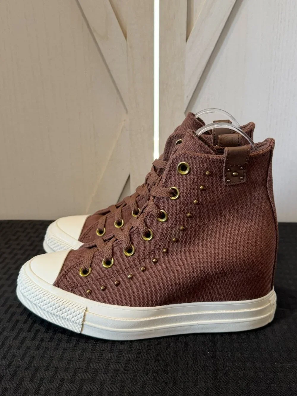 Converse Chuck Taylor All Star Studded Wedge Platform Sneaker